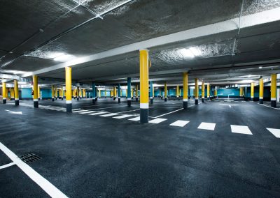 Rehabilitación de parking pisos azules Elche